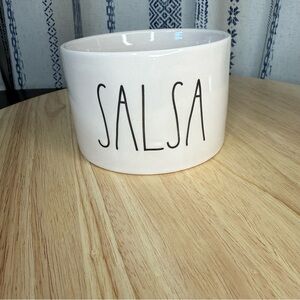 RAE DUNN White Ceramic Salsa Bowl